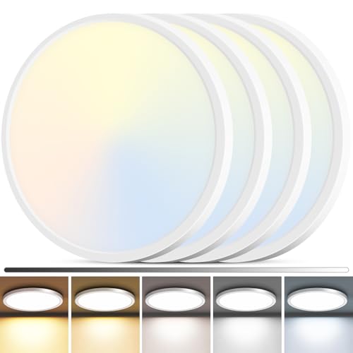 4Pack LED Flush Mount Ceiling Light (4 Count)