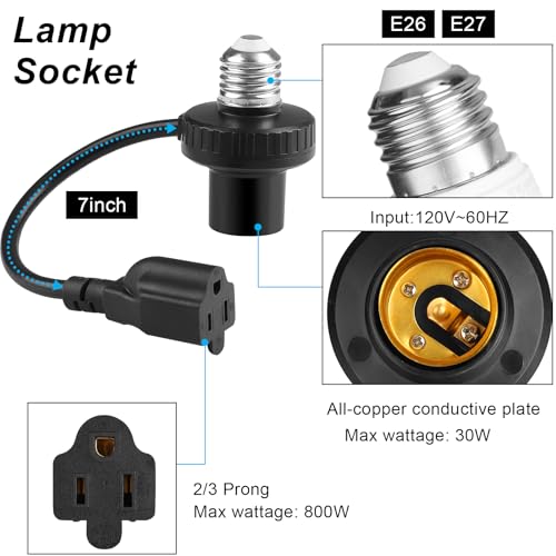 3 in 1 Light Socket Outlet Adapter
