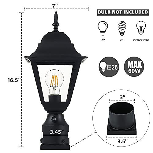 Dusk to Dawn Outdoor Post Light