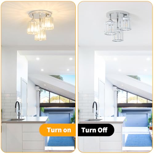Crystal Ceiling Light Fixture