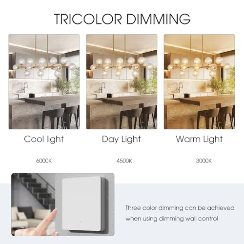 Gold Linear Rectangle Chandelier Modern Chandelier Glass Pendant Light Fixture Adjustable for Dining Living Room Kitchen Island 16
