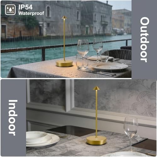 LED Cordless Rechargeable Table Lamps (2 Count)