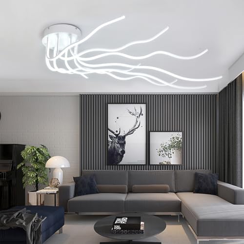Modern Led Ceiling Light Fixture Dimmable Dining Room Light Fixture Ceiling Luxury Kitchen Light Fixture 8