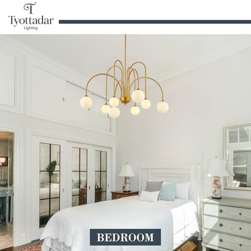 Modern Gold Sputnik Chandelier 8