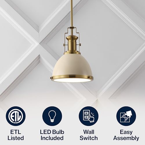 Homer Industrial Dome Pendant 10"