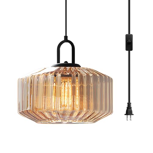 Vintage Plug in Pendant Light