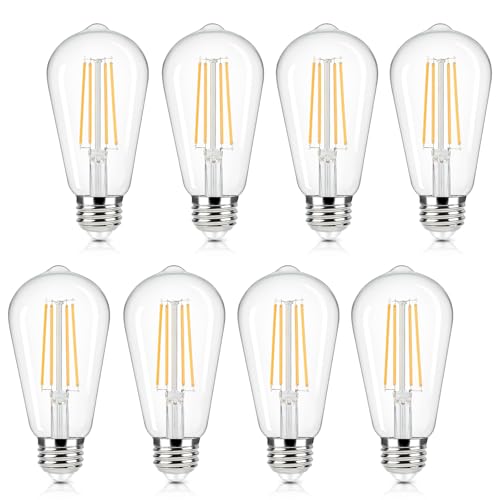 Vintage LED Edison Bulbs 60W Equivalent (8 Count)