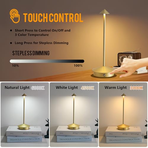 Cordless Table Lamp Set of 2