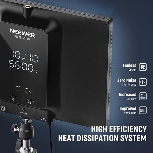 25W 12.9" Streaming Key Light with Desk Stand