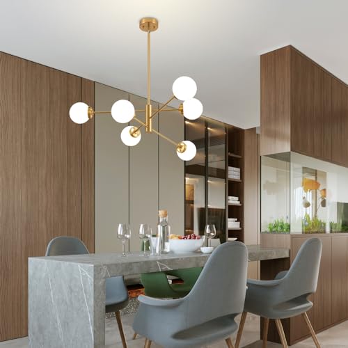 Chandeliers for Dining Room Gold 6