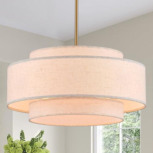 19.7" Modern Drum Chandelier