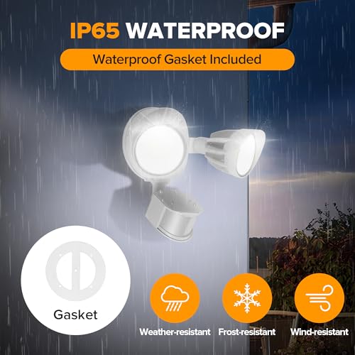 2 Pack LED Security Light Motion Sensor Outdoor Lights