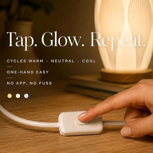 Small Bedside Lamp for Nightstand