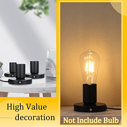 2 Pcs Lamp Base E26 E27 Socket with 6 Ft Cord