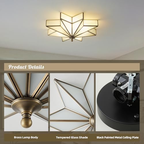 Star Vintage Bronze Ceiling Light