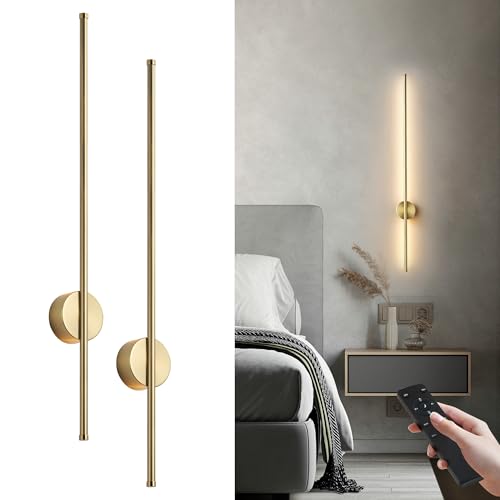 Battery Operated Modern Wall Sconce Set of Two (2 Count)