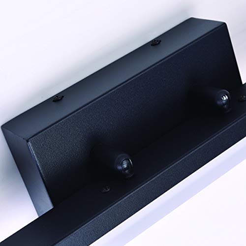 48in Modern LED Vanity Lights for Bathroom Black