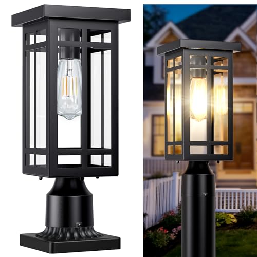 14'' Outdoor Solar Post Light