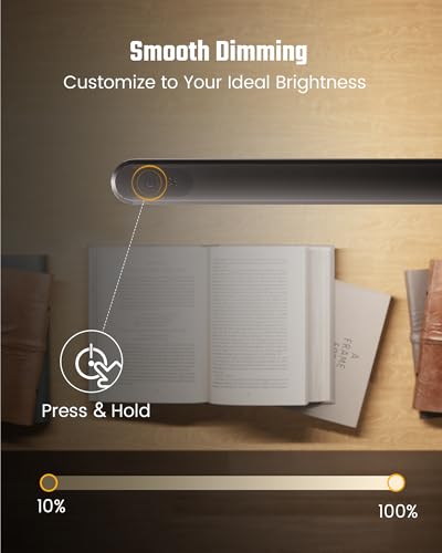 Eye Caring LED Desk Lamp Work Lamp Office Lamp with Side Clamp