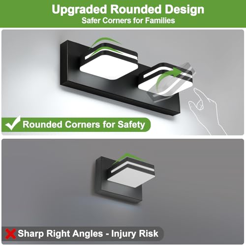 360° Rotate LED Bathroom Vanity Light Fixtures