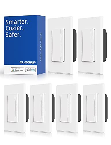 Single Pole Smart Dimmer Light Switch DPR10 (6 Count)