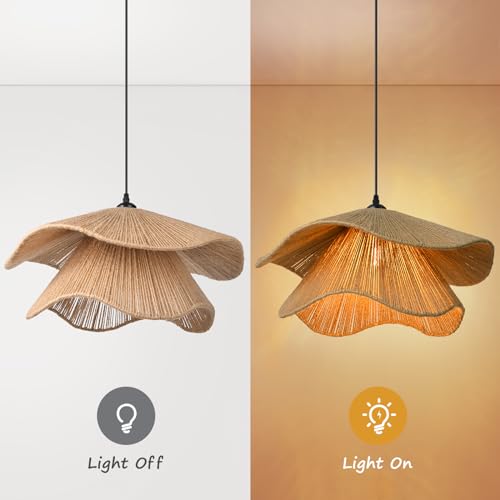 Rustic Woven Pendant Light