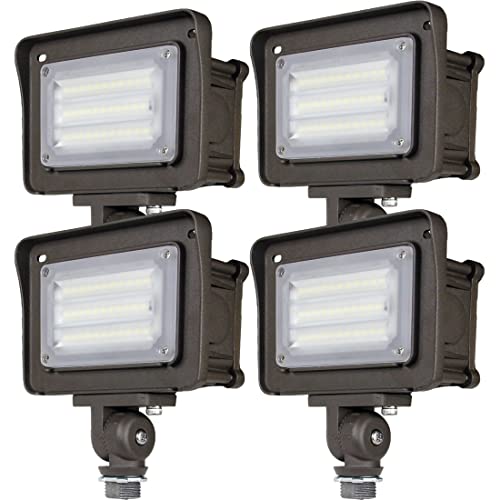 30W LED Flood Light Outdoor (4 Count)