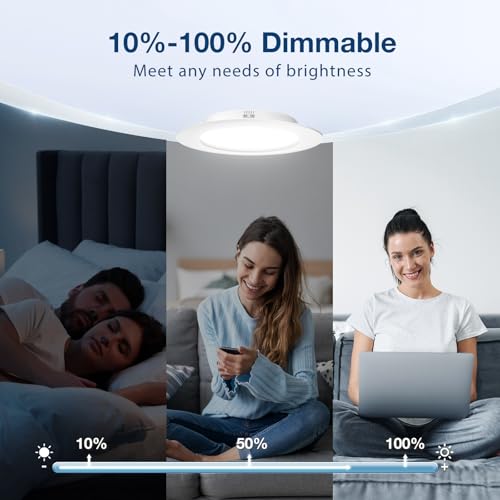 24 Pack 4 inch 5CCT LED Recessed Lighting (24 Count)