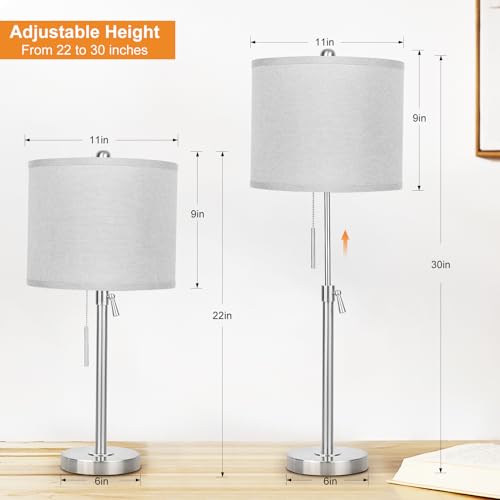 Table Lamps for Bedrooms Set of 2 (2 Count)
