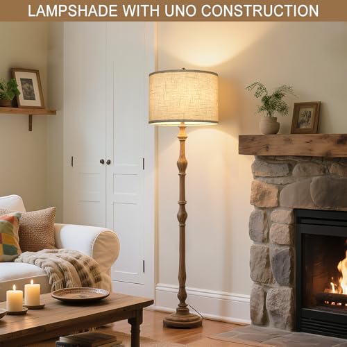 Beige Drum Lamp Shade