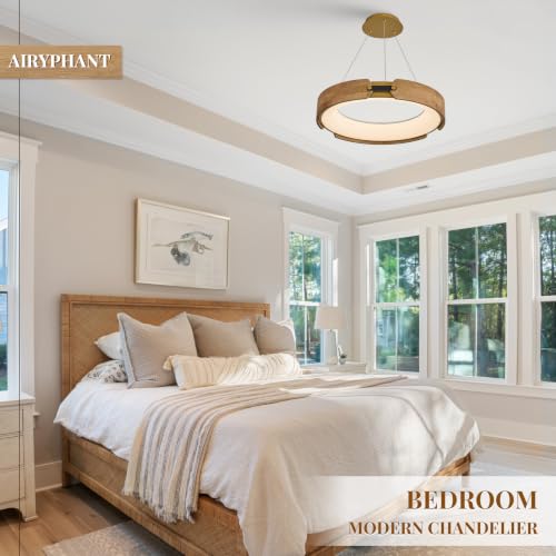 Wood LED Chandelier