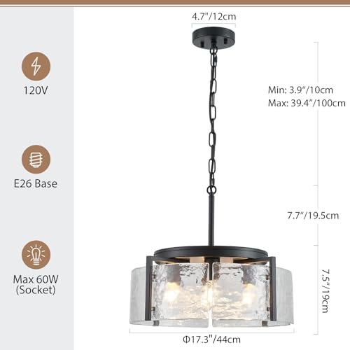 17.3“ Chandelier Black 4
