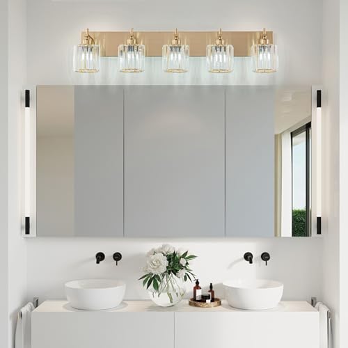 Modern Crystal Bathroom Vanity Lights