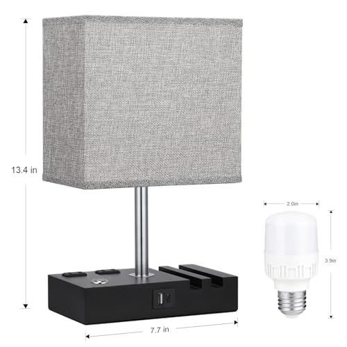 Touch Bedside Table Lamp for Bedroom