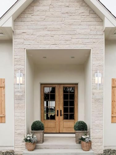 Outdoor Wall Lights Modern Exterior Lighting Fixtures (2 Count)