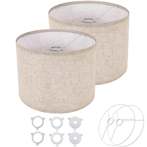 drum big lamp shades Set of 2 for table lamps