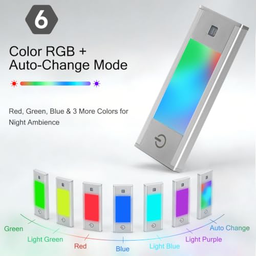 Rechargeable Motion Sensor Night Light (6 Count)