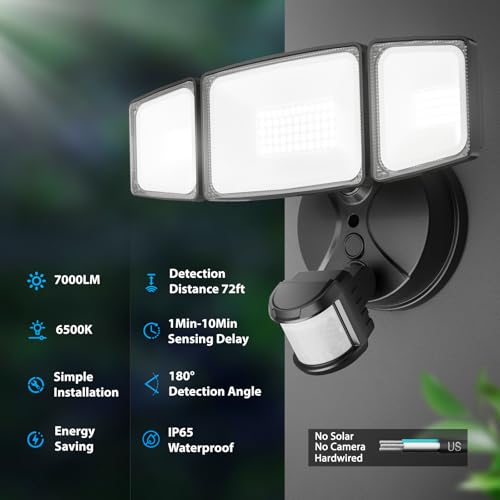 Motion Sensor Outdoor Lights (3 Count)