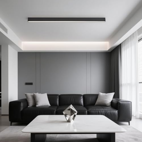 Black ceiling light LED