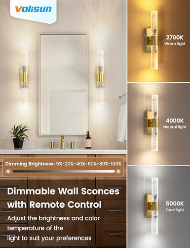 Battery Operated Wall Sconces Set of Two (2 Count)