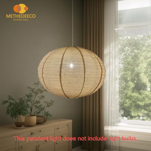 Plug in Linen Pendant Light