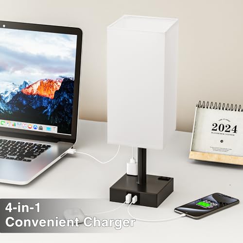 White Touch Table Lamp for Bedroom