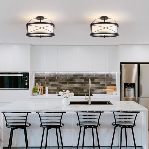 3 Light Flush Mount Ceiling Light