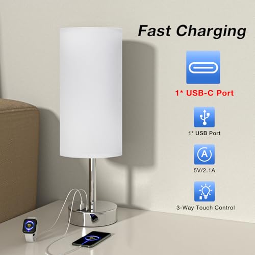 Small Touch Table Lamp for Bedroom