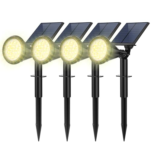 Solar Spot Lights Outdoor (4 Count)