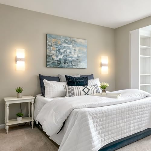 Motion Sensor Wall Sconce Set of 2