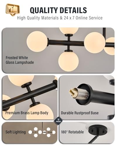 Modern Linear Chandeliers for Dining Room