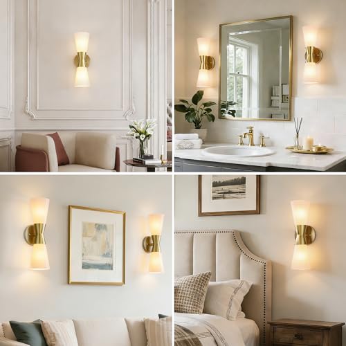 Wall Sconces Set of 2 for Bathroom (2 Count)