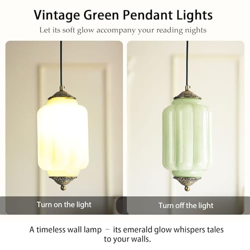 Vintage Milk Glass Pendant Lights Kitchen