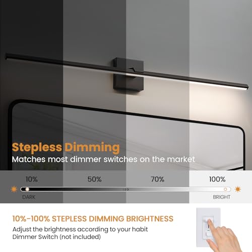 Modern Bathroom Light Fixtures Over Mirror